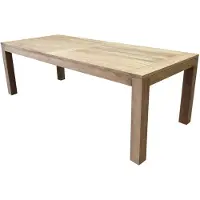 AVH-Collectie Krista dining teak tuintafel 240x100xH77 cm naturel