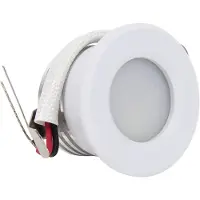 Enzo LED mini inbouwspot 1,5W 2700K 37mm 60gr rond vast wit - LED4630