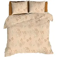 Romanette Dekbedovertrek Les Alpes Peach / Terra Flanel-260 x 200 / 220 cm | Extra Breed