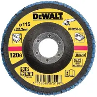 Dewalt Accessoires Lamellen schuurschijf gebogen, Ø115mm, K120 - DT3258-QZ - 10 stuks - DT3258-QZ