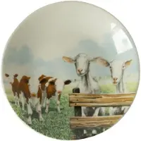 Wiebe van der zee Wiebe's Farm Petit Four Koe Geit 6st Multi multi Porselein