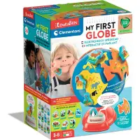 Clementoni - Mijn Eerste Wereldbol - Speelgoed van het Jaar - Wereldbol Interactief voor Kinderen - Educatief Speelgoed 3-6 Jaar