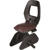 Bobike One Junior achterzitje tot 35kg dragerbevestiging zwart/bruin