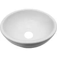 Mueller Rique waskom 20x20x9cm wit mat