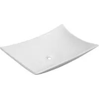 Praya Scala opbouw wastafel 56x37x10.5cm wit