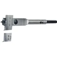 Fisch-Tools Centrumboor | boor-d. 15-45 mm | lengte 130 mm | schacht 6-kant | 1 stuk - 051215-045 051215-045