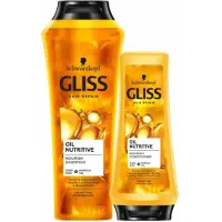 GLISS Oil Nutritive - Shampoo 1x 250 ml & Conditioner 1x 200 ml - Pakket