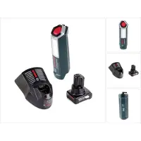 Bosch Professional GLI 12V-300 acculamp + 1x GBA 12V 6.0 Ah accu + GAL 1230 lader
