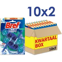 Bref 10x Toiletblok Blue Activ Eucalyptus 2 Stuks