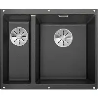 BLANCO Subline 340/160-U BR/CD antraciet/anthracite man.