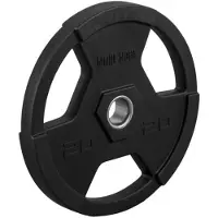 Gorilla Sports Olympische halterschijf 20 kg Gripper kunststof professioneel (50/51 mm)