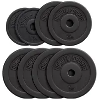 Gorilla Sports Voordeelbundel Halterschijven Kunststof 27,5 kg - 30/31 mm