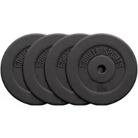 Gorilla Sports Voordeelbundel 30 kg - 4 x 7,5 kg halterschijven Kunststof - 30/31 mm
