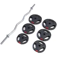 Gorilla Sports EZ Curl Gripper Set 25 kg
