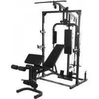 Gorilla Sports Home Gym Krachtstation met Verstelbare Halterbank