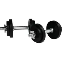 Gorilla Sports Dumbellset 20 kg Rubber