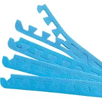Gorilla Sports 8 Eindstukken voor vloer Beschermingsmatten Blauw