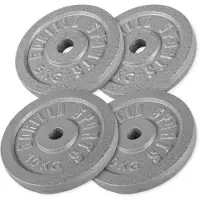 Gorilla Sports Voordeelbundel 30 kg (2 x 10 kg en 2 x 5 kg) Halterschijven Gietijzer - 30 mm