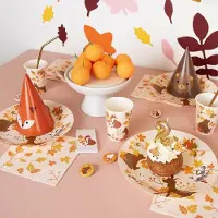 My Little Day Papieren servetten herfst (20st) - bladeren - oranje - winter - halloween