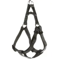 Flamingo Ziggi Step&go - Harnas Honden - Harnas Step&go Ziggi Donkergrijs Xs 20-35cm 10mm - 1st - 134691 - 1st