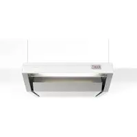 NOVY 906 onderbouw afzuigkap wit, 60 cm. breed zuinig energieklasse D