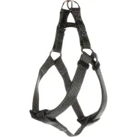 Flamingo Ziggi Step&go - Harnas Honden - Harnas Step&go Ziggi Donkergrijs S 25-45cm 15mm - 1st - 134624 - 1st