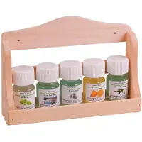 Eliga sauna opgietmiddel kadoset 5x 30 ml met houten wandbord
