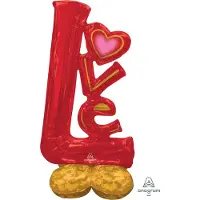Amscan AirLoonz Love rood 147cm