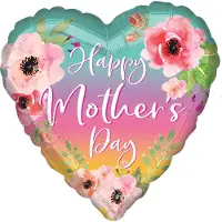 Anagram Folieballon Happy Mother's Day 71 Cm Groen/roze/geel