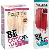 Prestige Semi-Permanente Roze Haarverf Set – Bleach Kit Blondeerpoeder + Flamingo Haarverf Roze – Voordeelverpakking 2 x 100ml