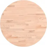 vidaXL Tafelblad rond Ø50x4 cm massief beukenhout