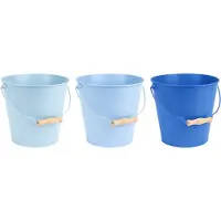 Esschert Design Blauwtinten Emmer Zink blauw Esschert Design Bloempot