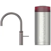 Quooker Fusion round gun metal met Pro3 reservoir