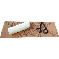 Samarali Ivoor Yin Yoga Set Moon - Natuurlijke Kurk Mat, Bolster & Massagebal - Duurzaam en Ethisch