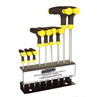BRÜDER MANNESMANN Torx T-greepset 9 dlg (Hobby) - 18166