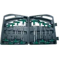 Mannesmann 18190 16-delige T-greep Schroevendraaierset - Torx / Inbus