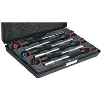 BRÜDER MANNESMANN Precisie schroevendraaier- dopset 6 dlg (Hobby) - 11715