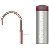 Quooker Fusion round rose koper met Combi+ reservoir