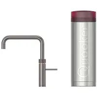 Quooker Fusion square gun metal met Comb+ reservoir