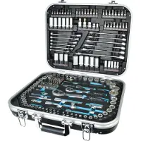 Nobrand QUANTOOL set sleutels, 1/4", 1/2" en 3/8", 226-delig, model Q25000 (Q25000)