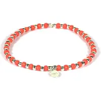 Heaven Eleven KIDS - meisjes - armband - zilver - 925 - oranje - 2mm