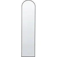 Beliani BAGNOLET - Staande spiegel - Zwart - Aluminium