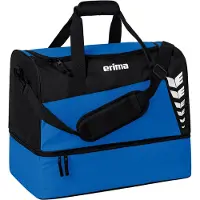 Erima Six Wings Bodemvak Sporttas L Blauw - Zwart