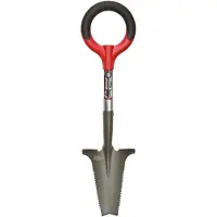 Root Slayer Root Slayer, Mini tuinschep met V-vormig blad – Multifunctionele tuinschop met zaag en mes – Compacte Spade – Tuingereedschap – Schop & wortelzaag voor tuinieren - Tuinschepje