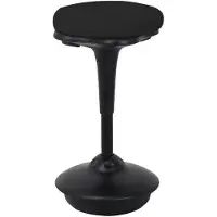 Ivol Ergonomische zit-sta kruk / wiebelkruk Base - Zwart