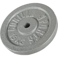 Gorilla Sports Halterschijf 15 kg gietijzer