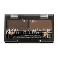 Rimmel London Brow This Way Sculpting Kit 003 Dark Brown