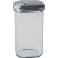 Omada - Pull Box Voorraadpot 1,5 liter - Polypropyleen - Grijs -