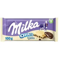 Milka Chocolade Reep Oreo Wit - Doos 22 x 100g - Chocoladerepen en Tabletten - Voorraad - Verjaardag Cadeau Vrouw of Man - Geschenkset voor Man en Vrouw