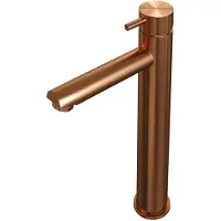 Brauer Copper Edition ColdStart verhoogde wastafelkraan energy-saving model B koper geborsteld PVD